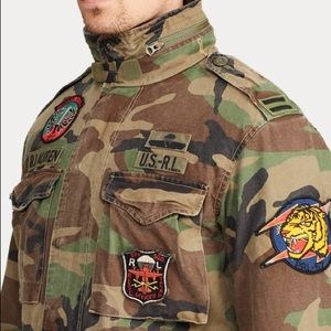 Polo R.L. M-65 Camo Canvas Jacket